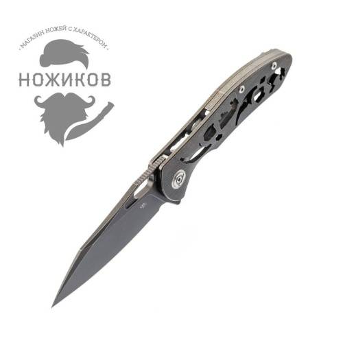 5891 ch outdoor knife CH3515 Black фото 10